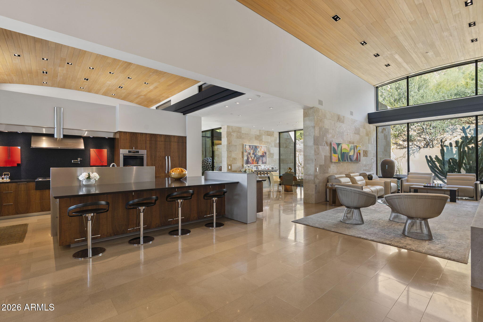 5248 East Arroyo Road Paradise Valley, AZ 85253 - Photo 31 of 31 a view of a dining room with furniture window and outside view