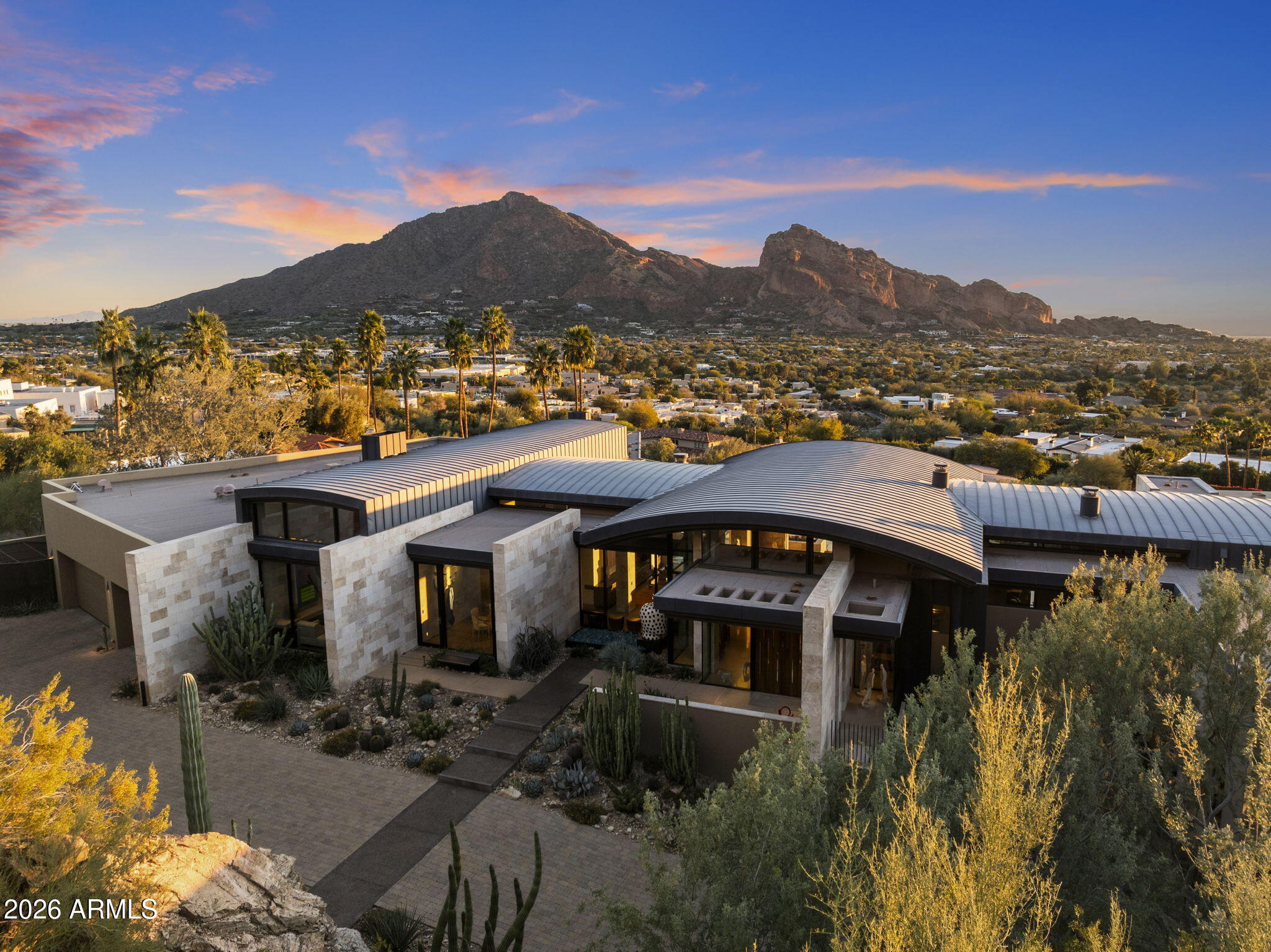 5248 East Arroyo Road Paradise Valley, AZ 85253 - Photo 2 of 31 a view of a house with a yard