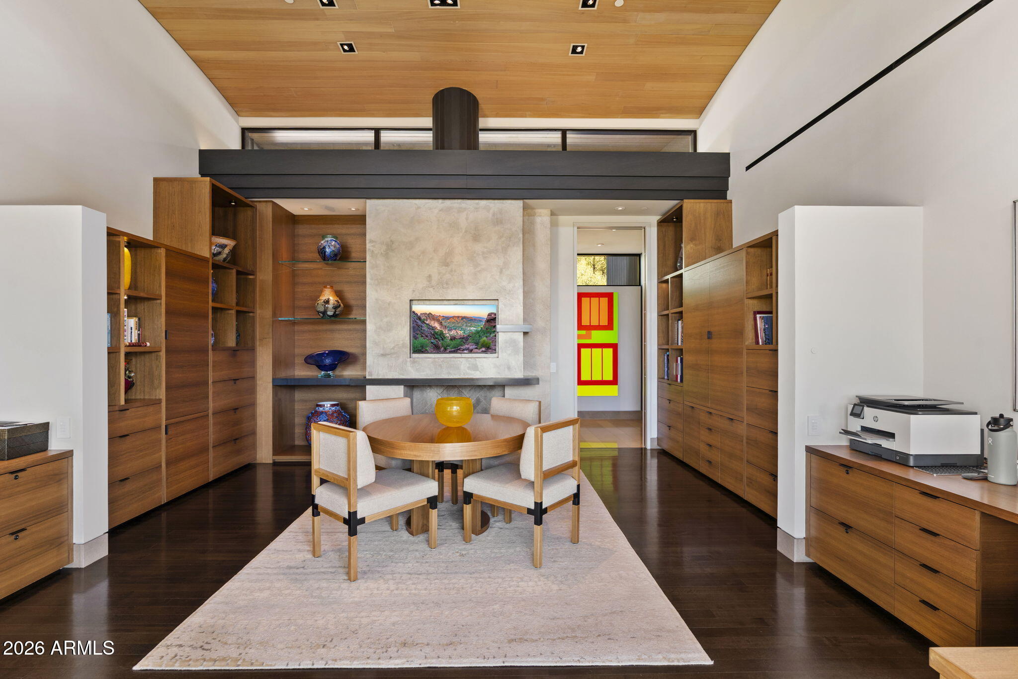 5248 East Arroyo Road Paradise Valley, AZ 85253 - Photo 27 of 31 a dining room with furniture and wooden floor