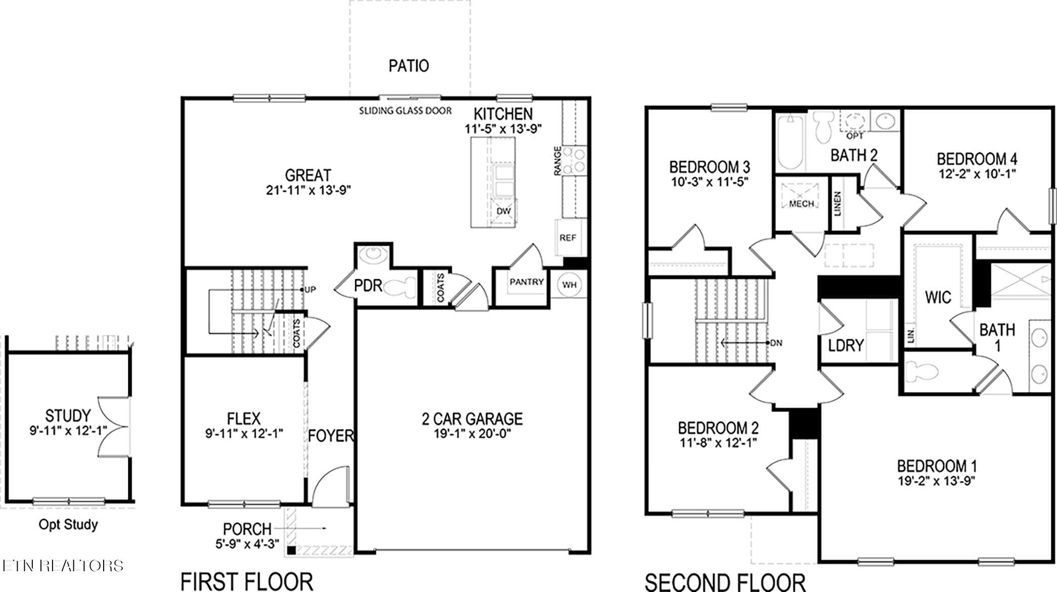 9316 River Cane Road Mascot, TN 37806 - Photo 2 of 2 Belhaven Floor Plan Express Updated