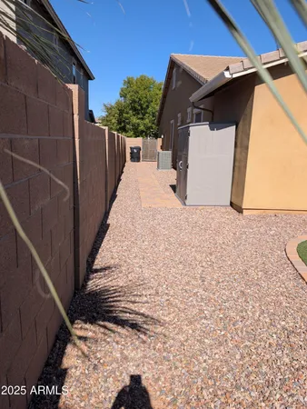 a view of outdoor space and deck