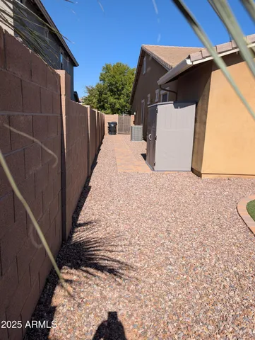 a view of outdoor space and deck