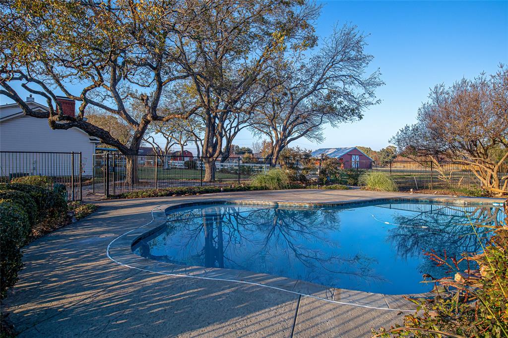9310 Merritt Road Rowlett, TX 75089 - Photo 29 of 40 a view of backyard with outdoor space and car parked