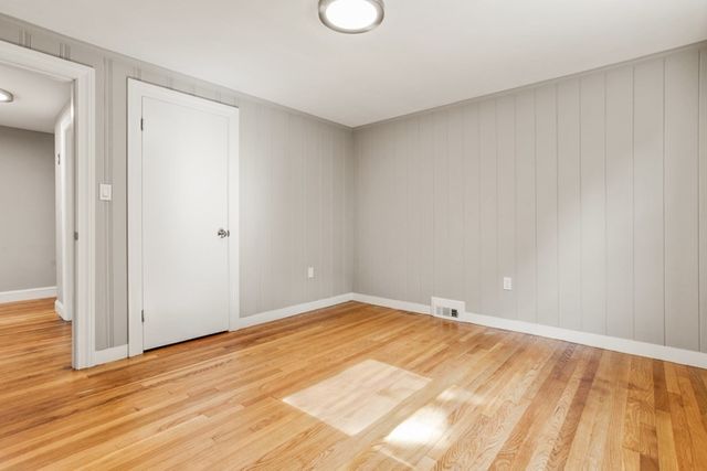 wooden floor in a room