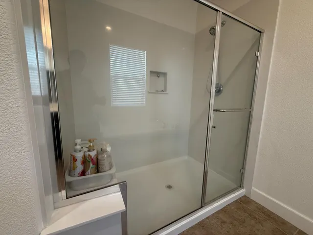 a room with a washer and dryer