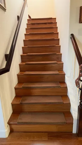 a view of wooden floor