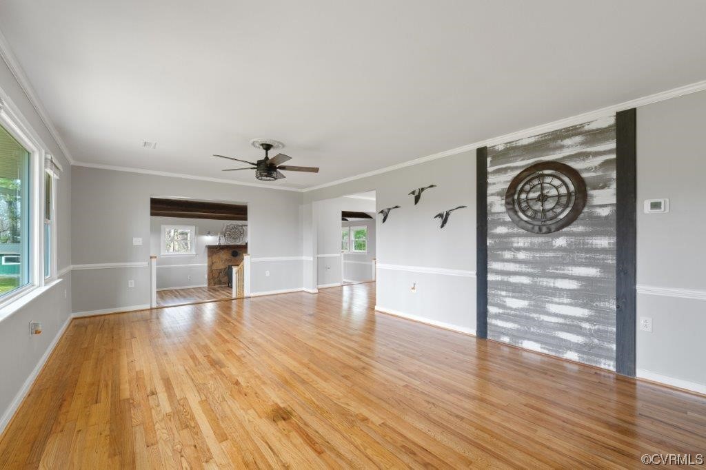 134 Ampthill Road Cartersville, VA 23027 - Photo 19 of 50 a view of a livingroom with wooden floor