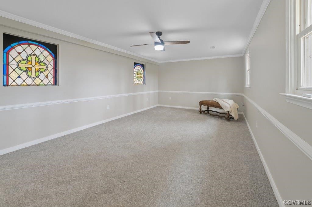 134 Ampthill Road Cartersville, VA 23027 - Photo 27 of 50 a view of a livingroom with a furniture and a ceiling fan