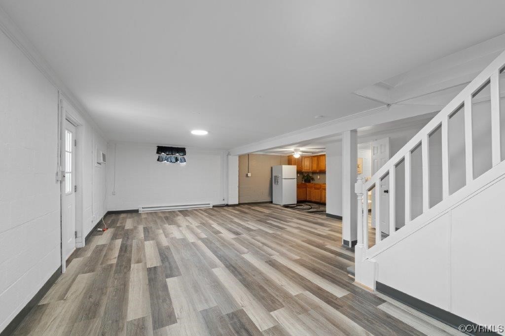 134 Ampthill Road Cartersville, VA 23027 - Photo 45 of 50 a view of an empty room with wooden floor and entryway