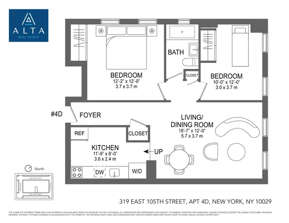 $645,000 | 319 East 105th Street, Unit 4D | East Harlem
