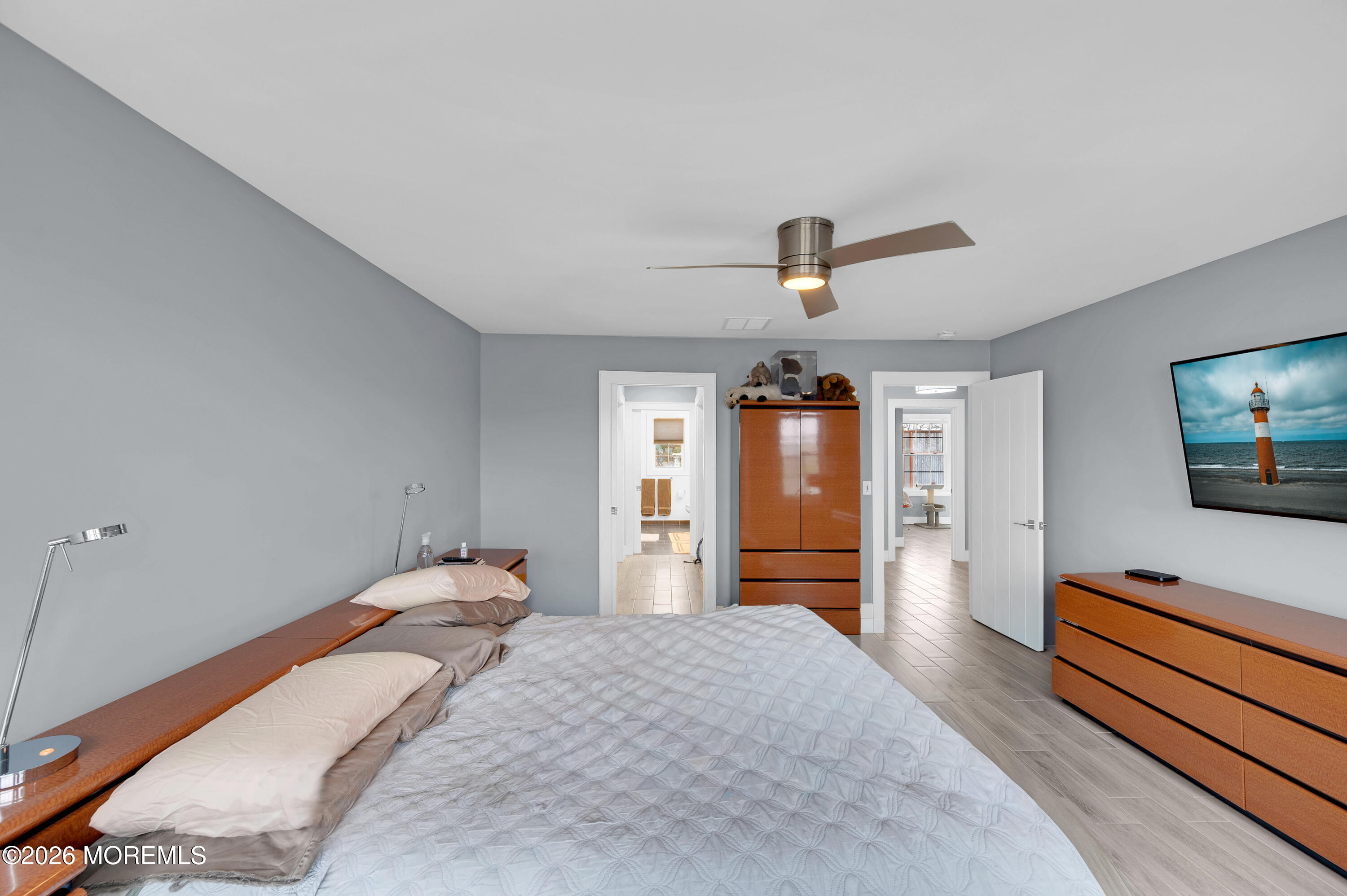 97 Bay View Drive Brick, NJ 08723 - Photo 35 of 65 a bedroom with furniture and a flat screen tv