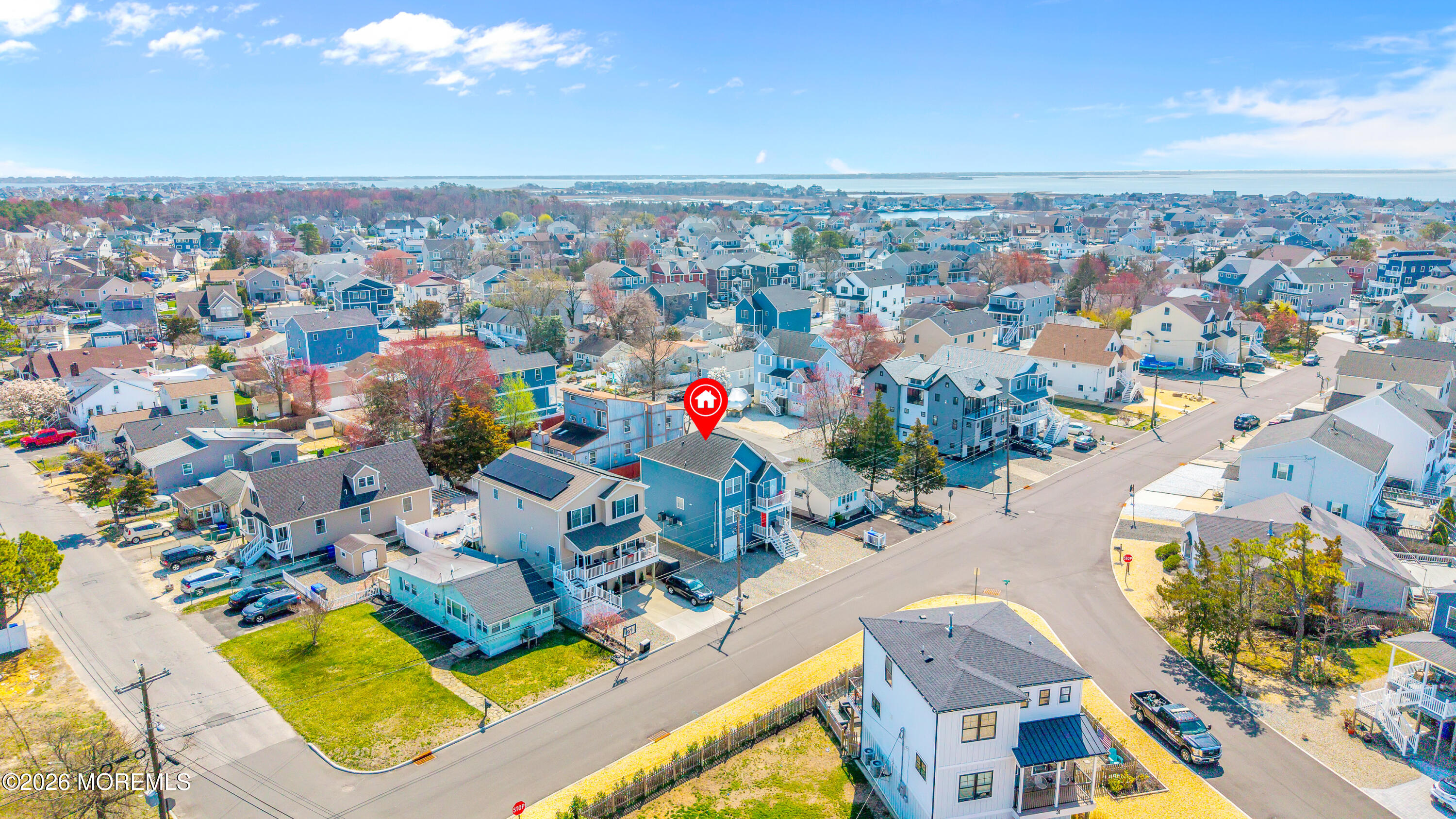 97 Bay View Drive Brick, NJ 08723 - Photo 52 of 65 an aerial view of a house with a ocean view
