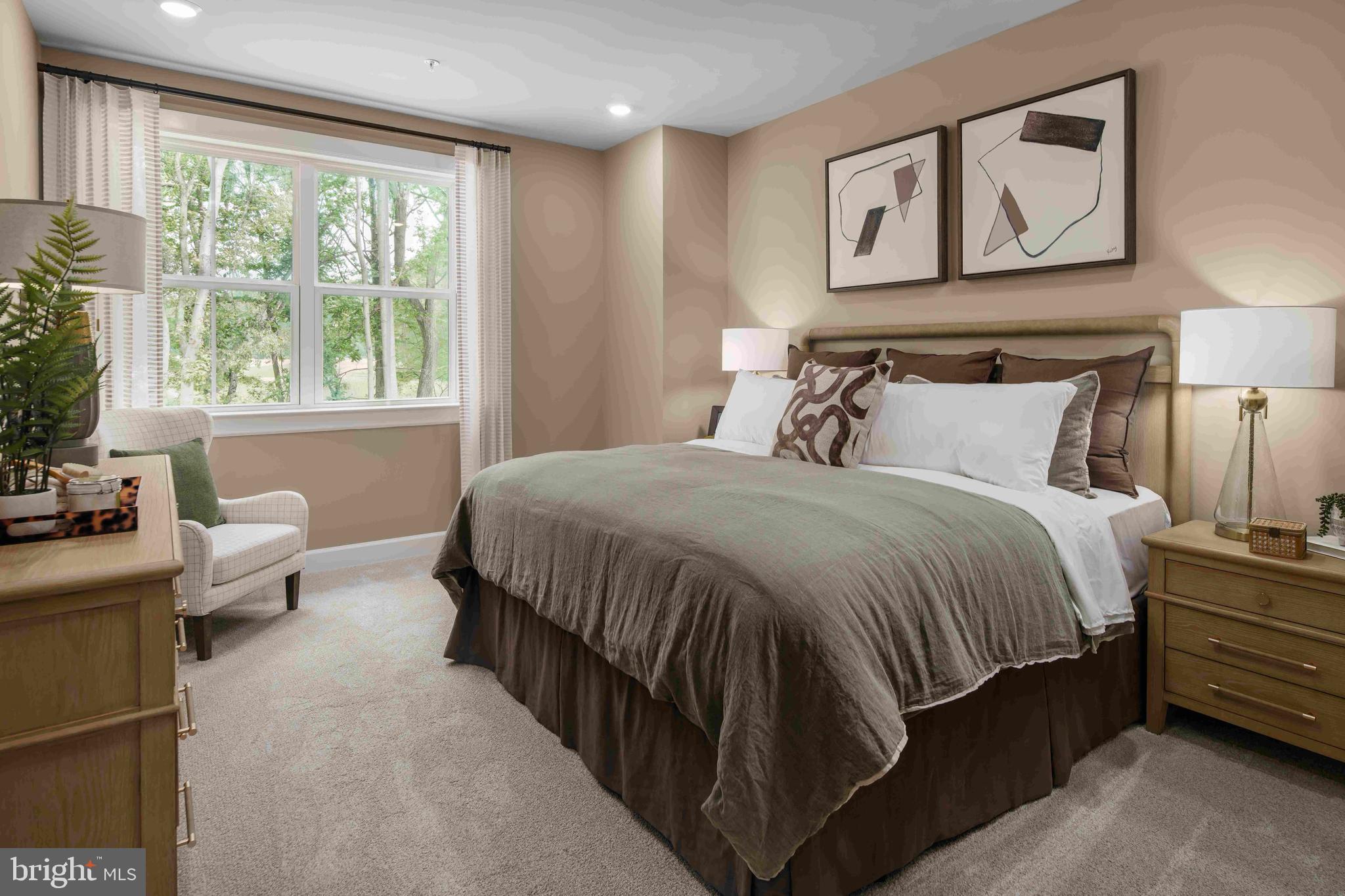 5446 Pondview Lane Ellicott City, MD 21043 - Photo 15 of 21 a bedroom with a bed couch and window