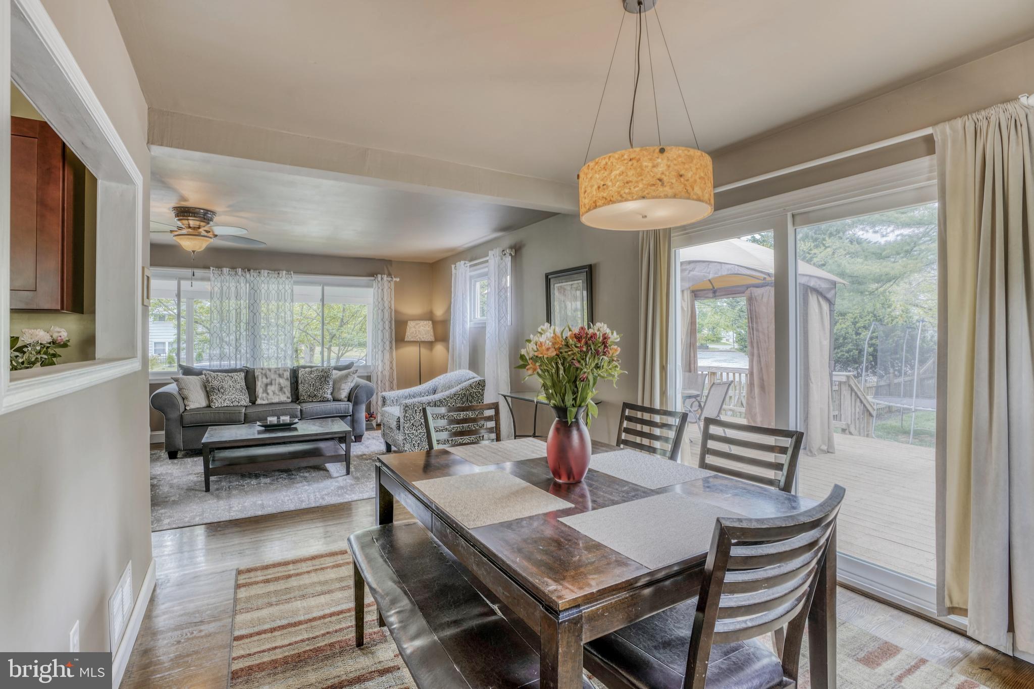 2 Ridgefield Road Lutherville-Timonium, MD 21093 - Photo 8 of 38 Dining room has slider to deck