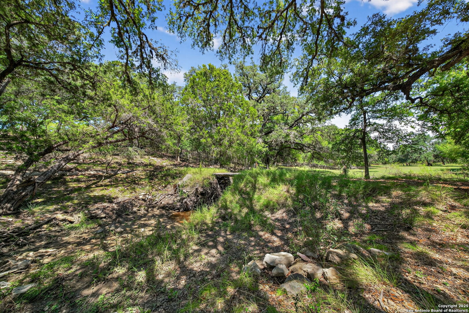 924 Wagon Creek Road Bandera, TX 78003 - Photo 29 of 33 a view of a green field with lots of bushes