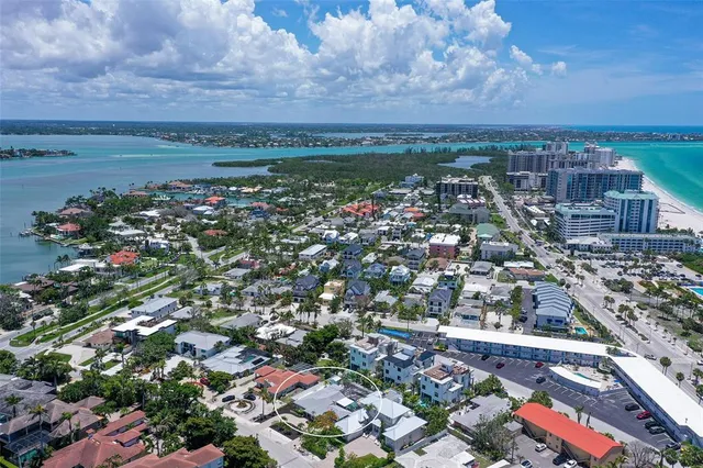 a sign on the corner of the building
