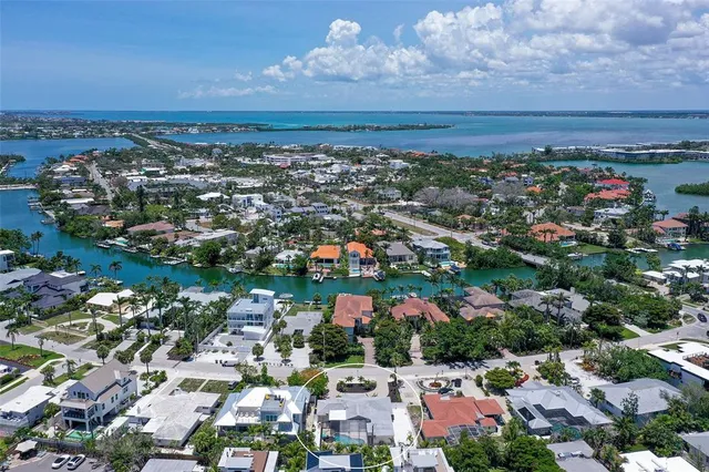 a view of street with sitting area
