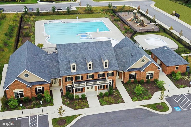 3452 Jacobs Ford Way Hanover, MD 21076 - Photo 23 of 28 an aerial view of a house with garden space and a car park in front of it