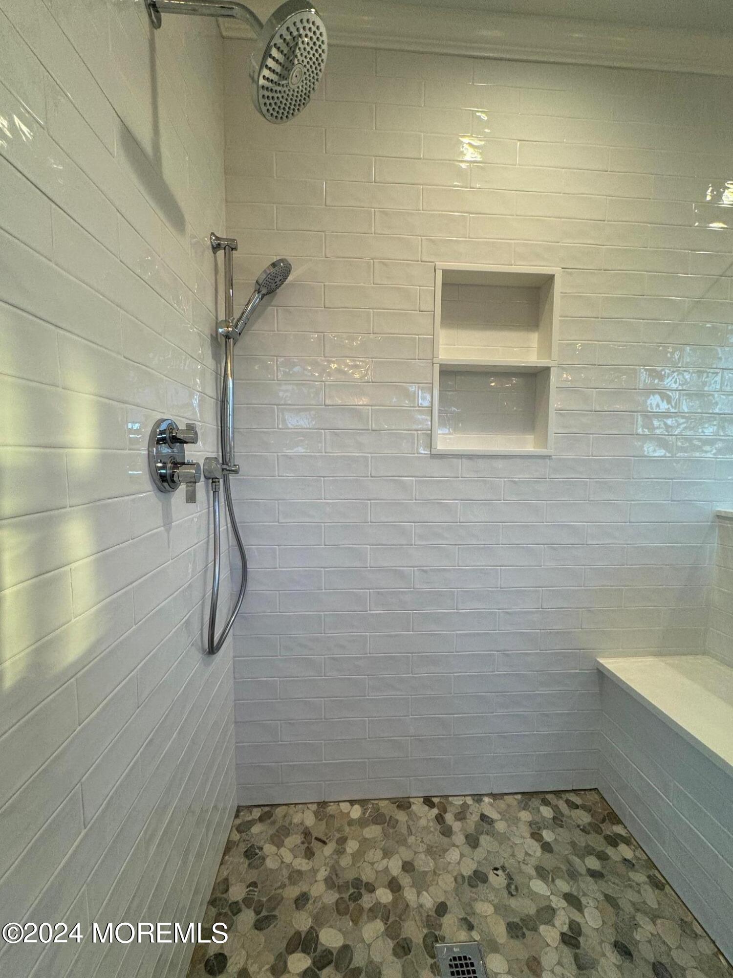 67 Sunset Avenue Red Bank, NJ 07701 - Photo 29 of 39 a bathroom with a shower