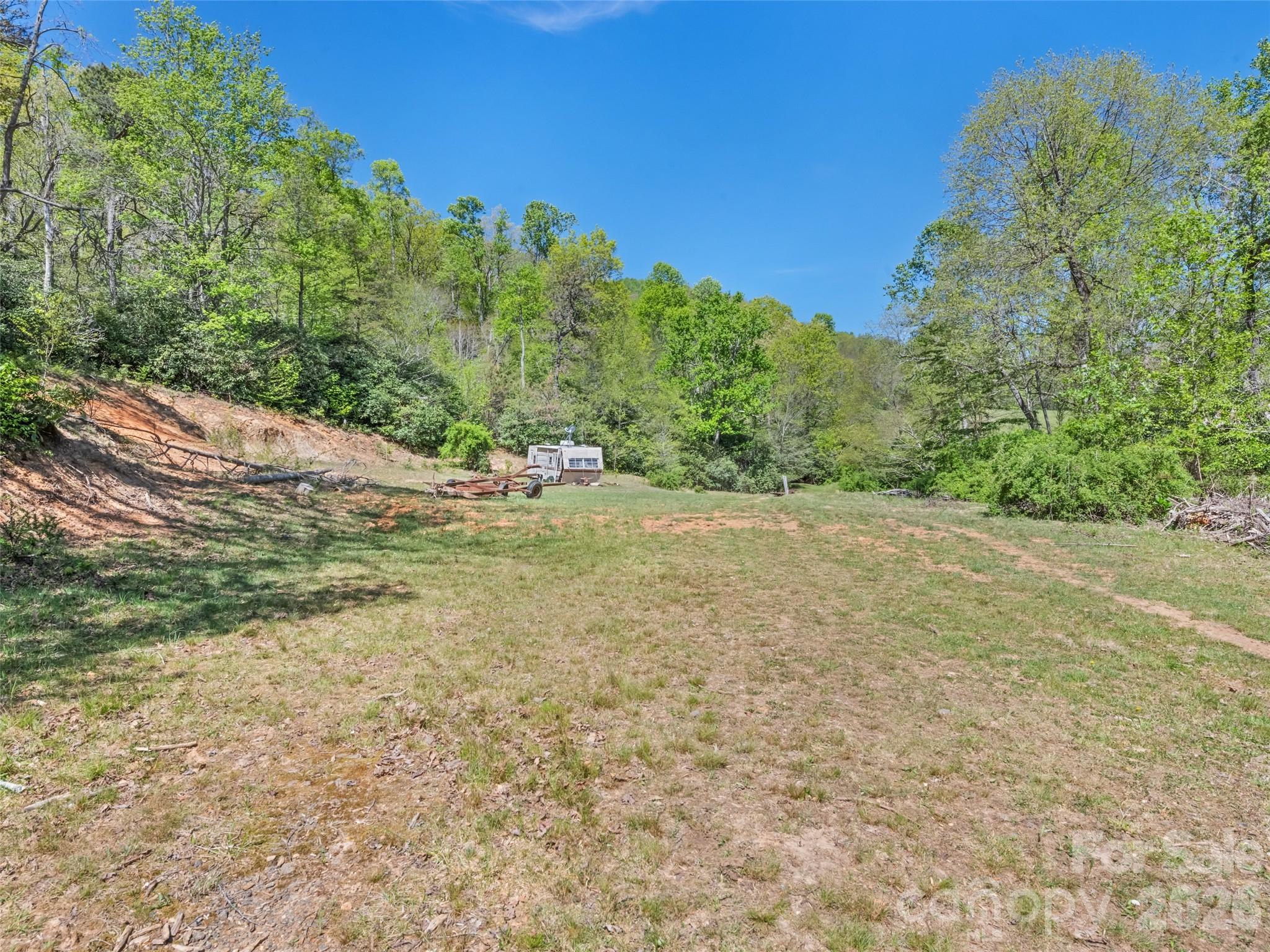 1372 Sand Branch Road Black Mountain, NC 28711 - Photo 33 of 45 a view of a field with trees in the background