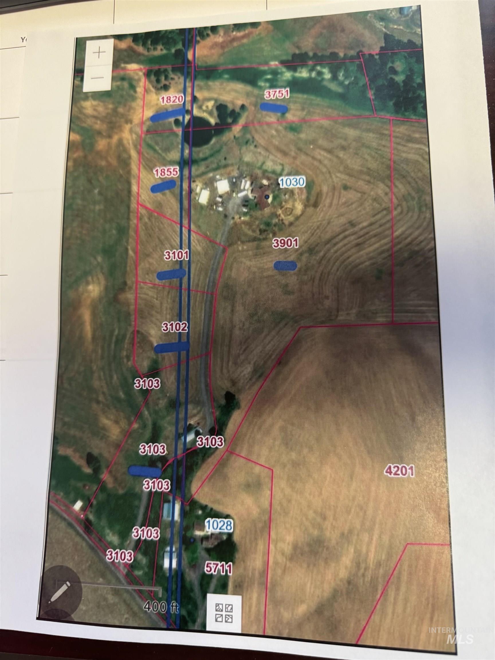 1030 Reams Road Moscow, ID 83843 - Photo 48 of 50 Map of property location with property parcel outlined