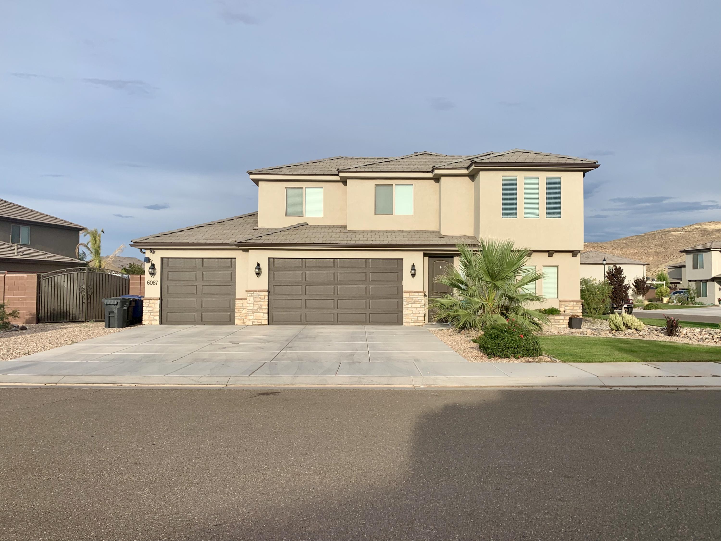 6087 South Zen Trail Way Street St. George, UT 84790 - Photo 1 of 1 Front View of Home & Property