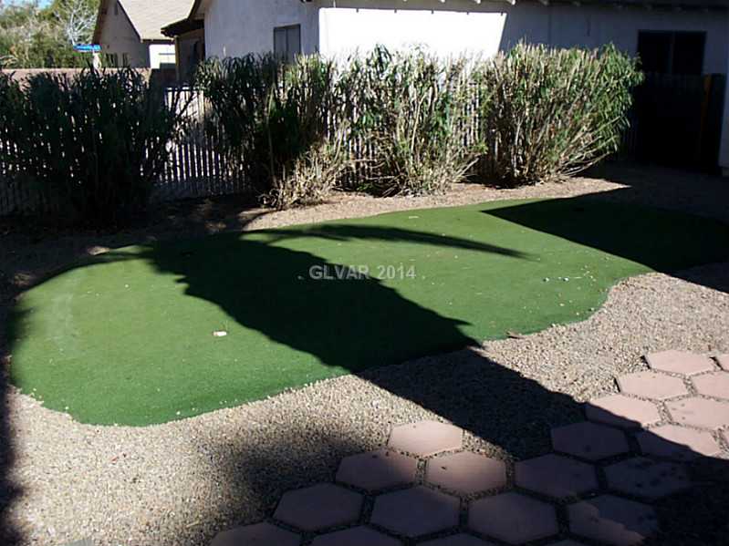 4753 Monaco Road Las Vegas, NV 89121 - Photo 23 of 24 Exterior Back. Putting green