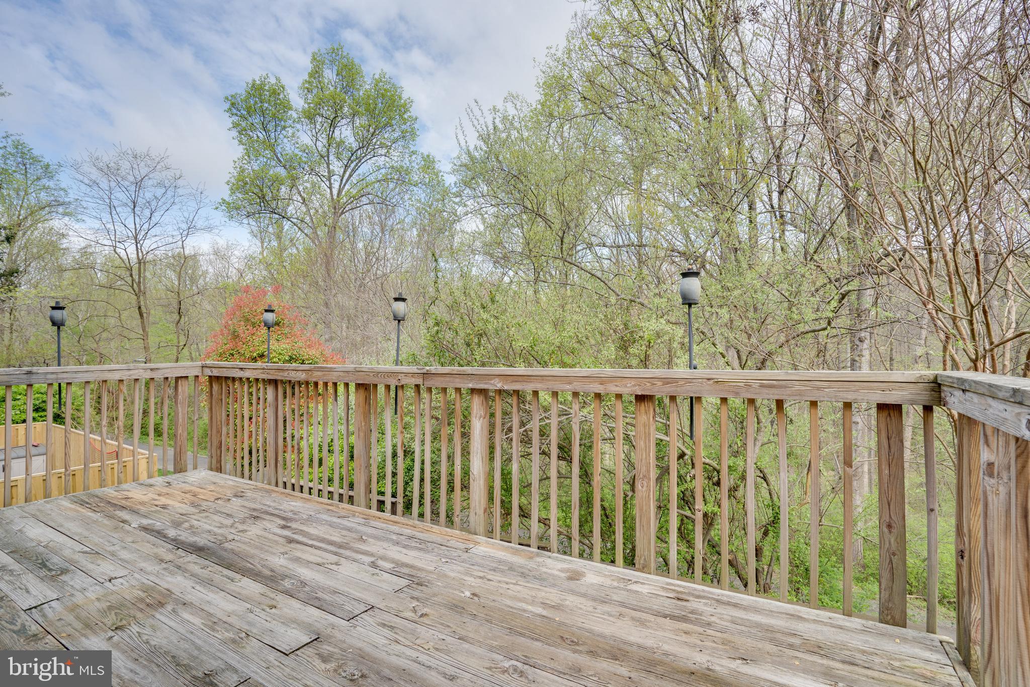 1601 Valencia Way Reston, VA 20190 - Photo 14 of 55 Deck overlooking nature preserve and pathway