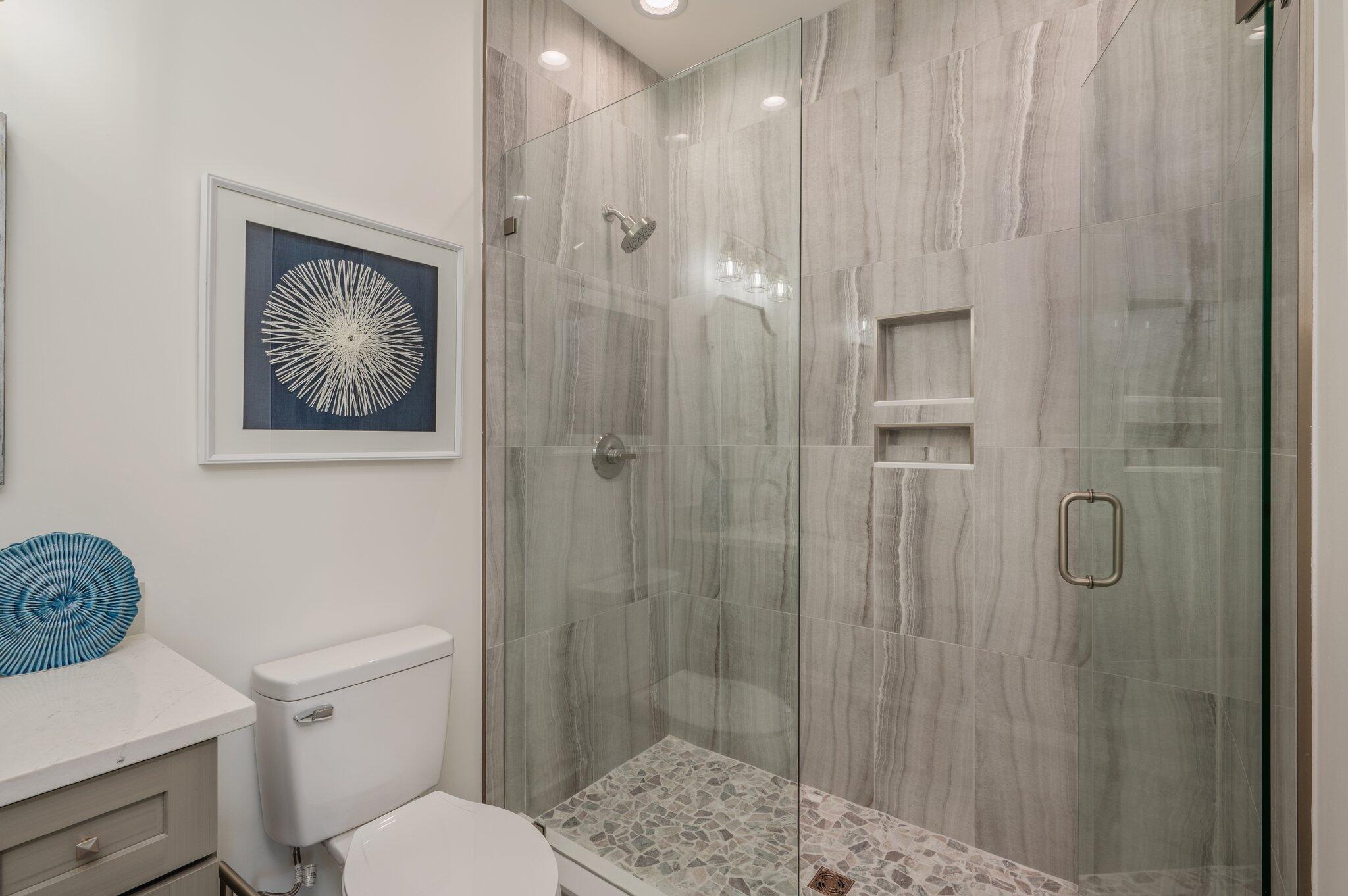 59 Marthas Lane Santa Rosa Beach, FL 32459 - Photo 48 of 85 a bathroom with a shower toilet and sink