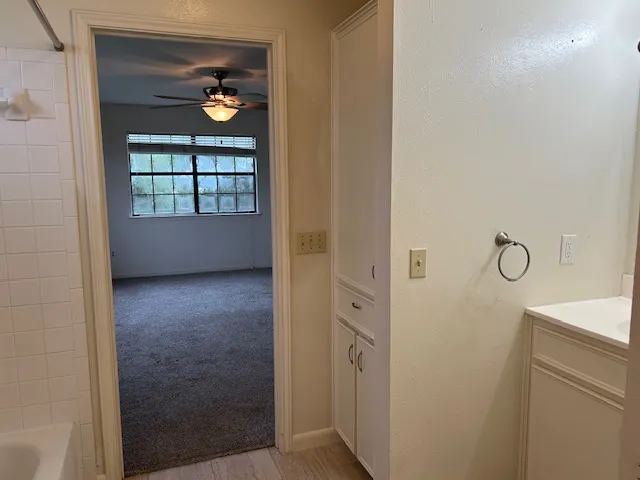 a view of walk in closet