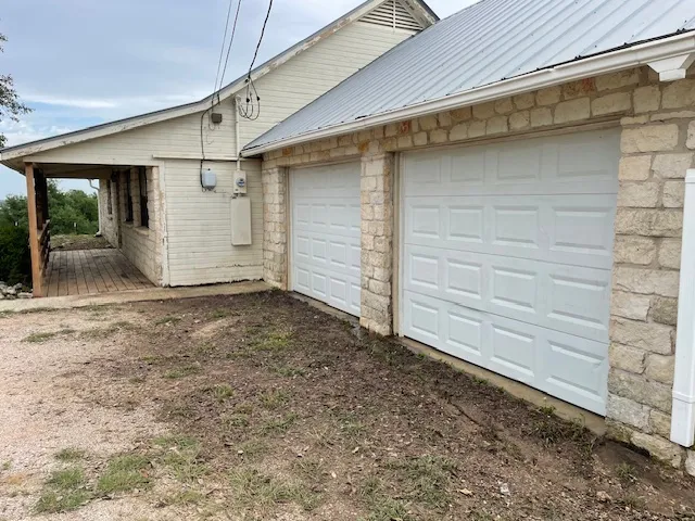 a view of front door