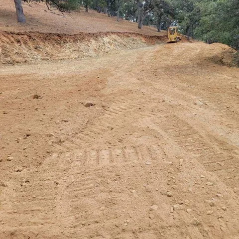 a view of yard with green space