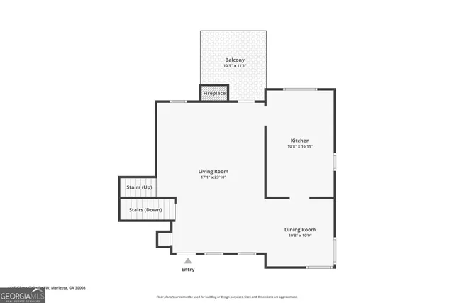 a picture of a floor plan