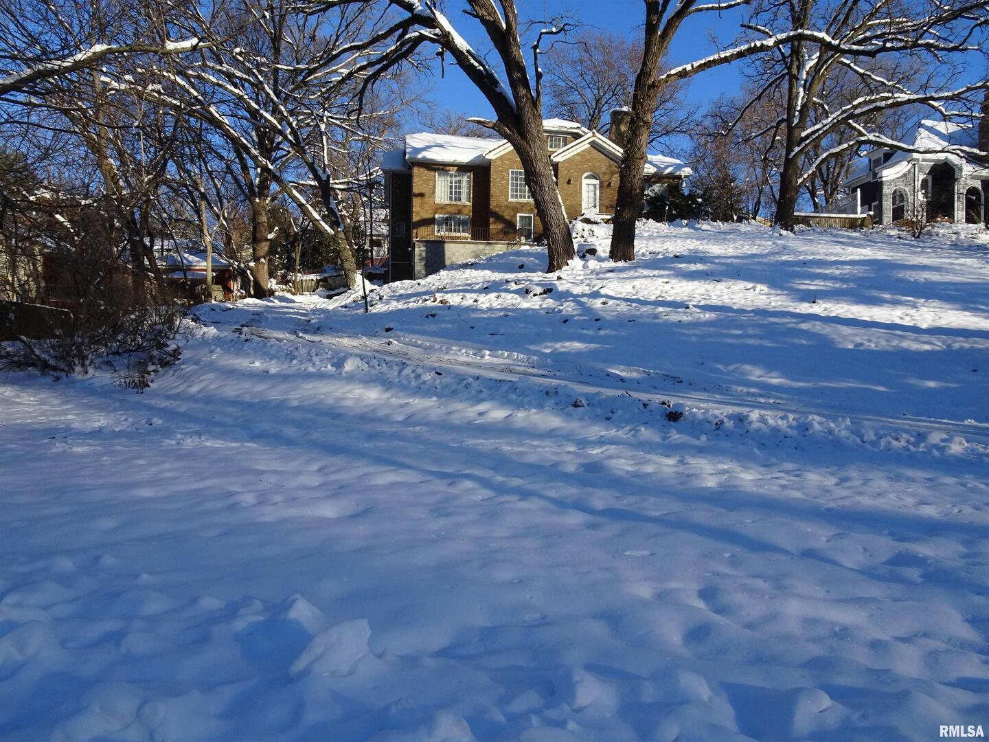 a view of road with a building