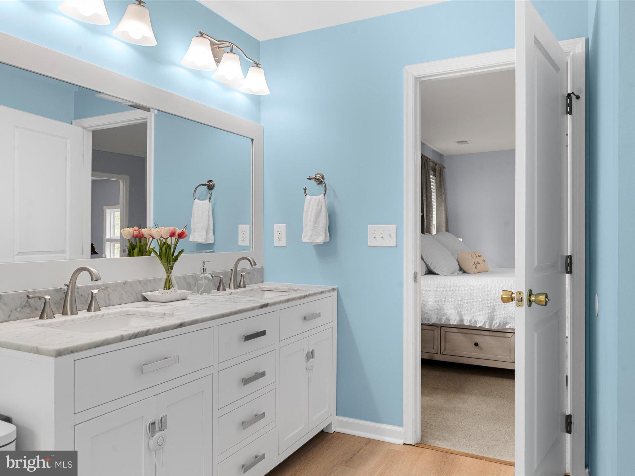 2381 Jersey Pine Ridge Charlottesville, VA 22911 - Photo 32 of 72 Serene blue-hued bathroom retreat.