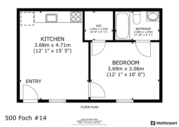 $725 | 500 Foch Street, Unit 14, Bryan, TX 77801