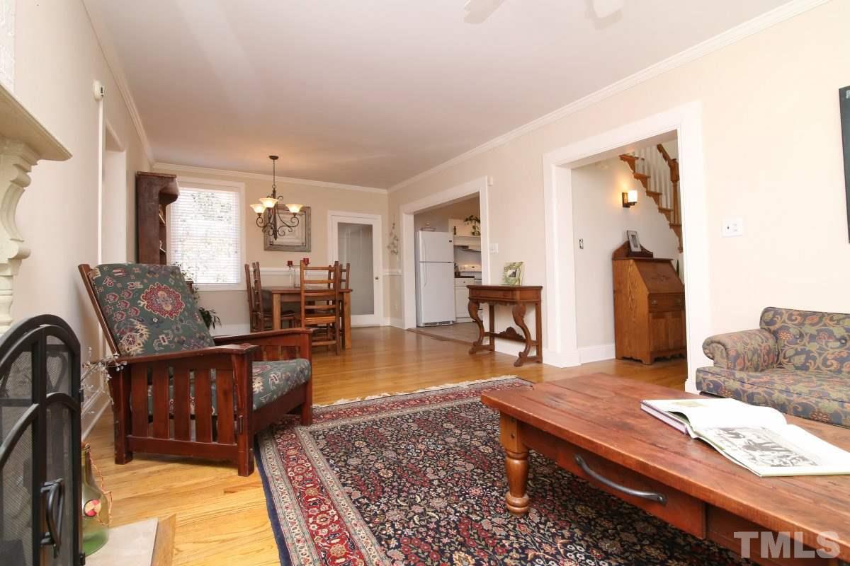 1011 Peace Street Raleigh, NC 27605 - Photo 10 of 25 a living room with furniture and wooden floor