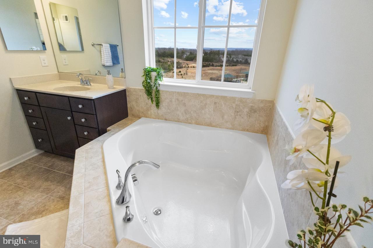 43367 Town Gate Square Chantilly, VA 20152 - Photo 20 of 36 a bathroom with a tub sink and mirror