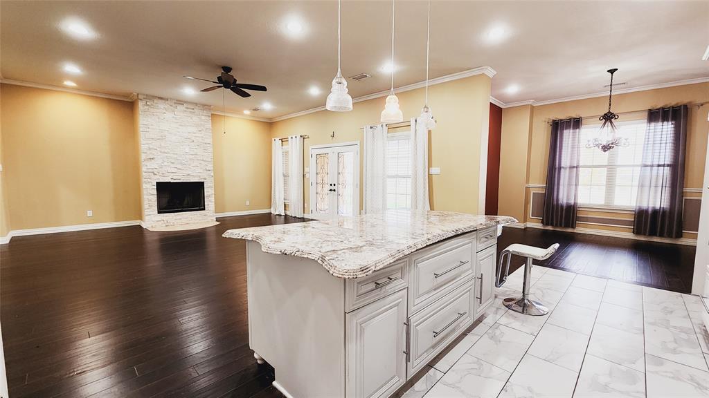 511 East Cook Street, Unit 1 Josephine, TX 75173 - Photo 13 of 29 a large white kitchen with a large window