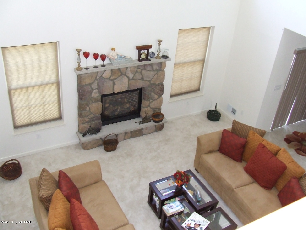 2317 Clover Road Long Pond, PA 18334 - Photo 8 of 14 a living room with furniture and a flat screen tv
