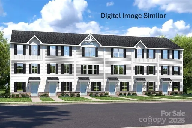 a front view of a building