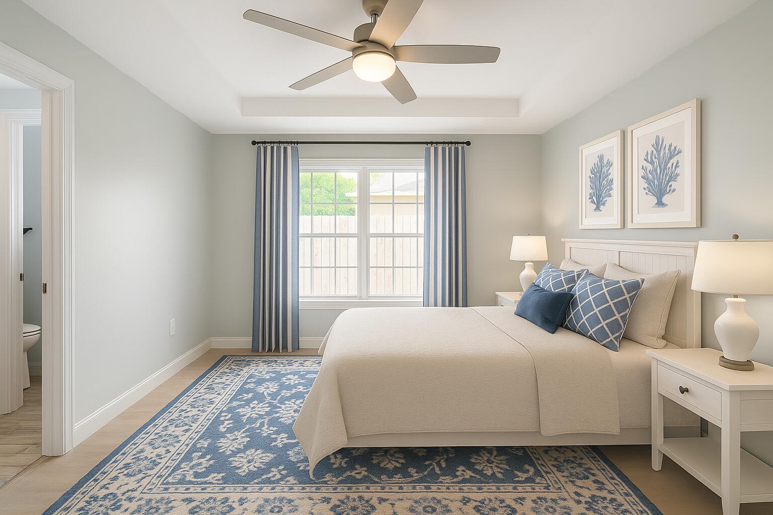 202 Mc Arthur Street Crestview, FL 32539 - Photo 18 of 39 a bedroom with a large bed and a window