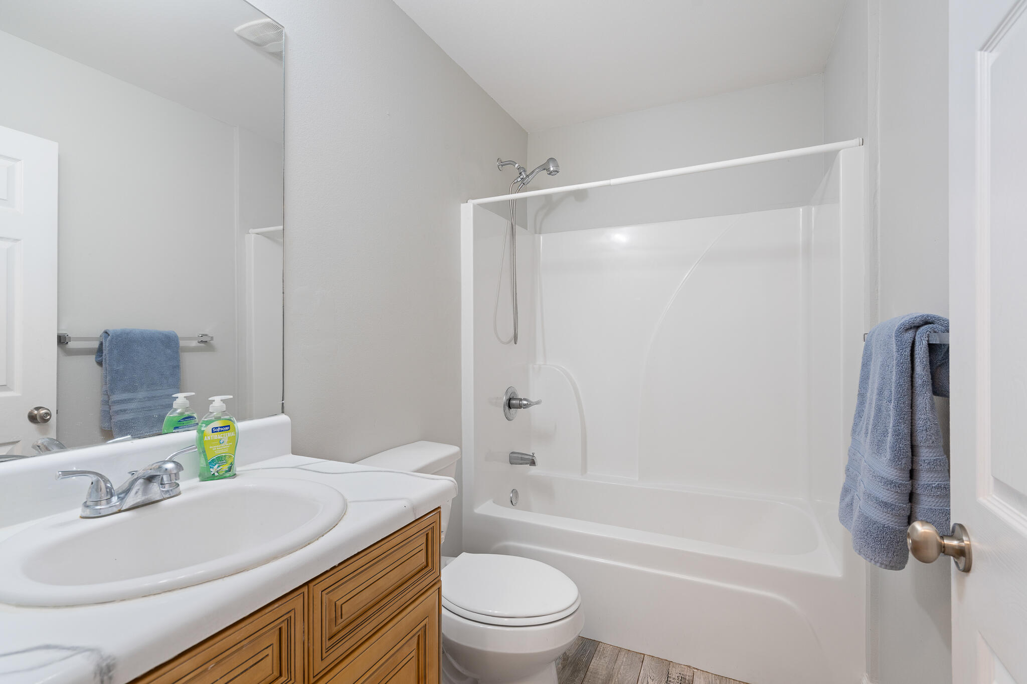 202 Mc Arthur Street Crestview, FL 32539 - Photo 27 of 39 a bathroom with a sink a toilet and shower