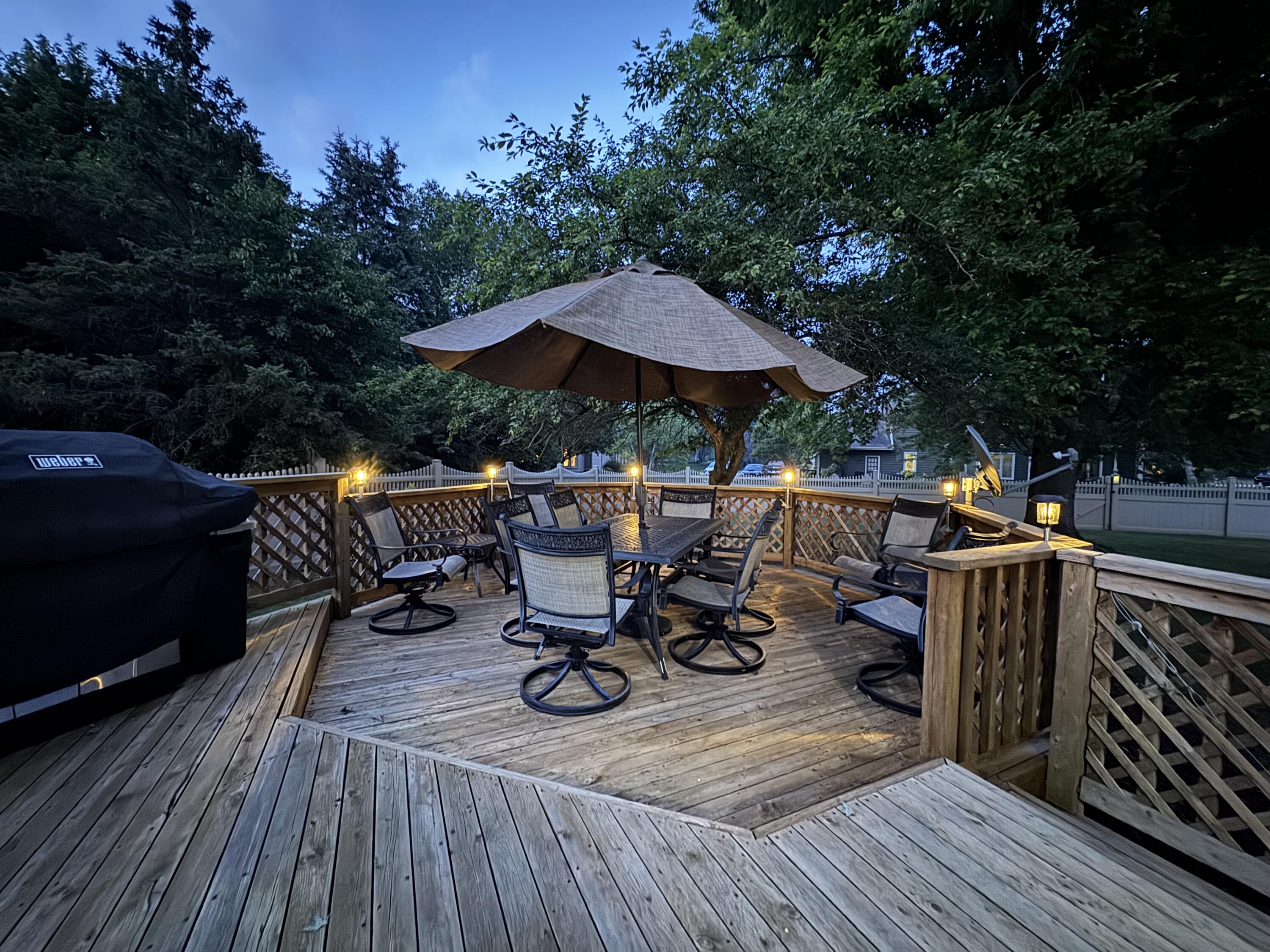5309 Lathrop Avenue Racine, WI 53403 - Photo 10 of 17 Backyard Deck