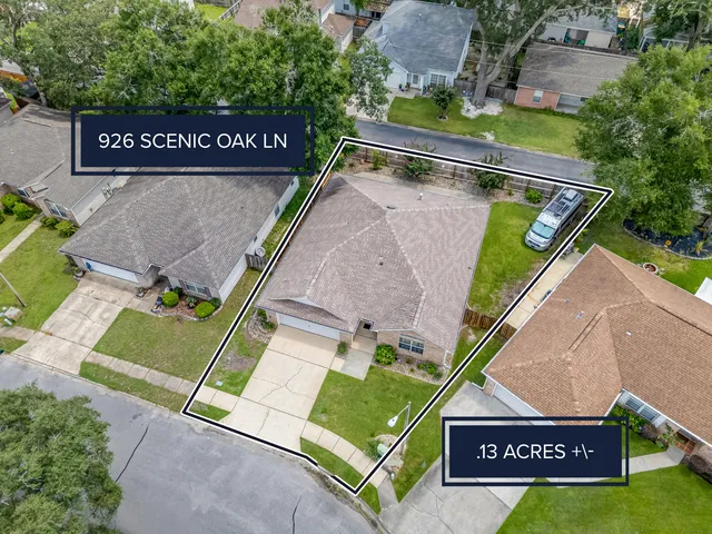 $430,000 | 926 Scenic Oak Lane, Fort Walton Beach, FL 32547