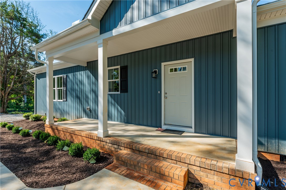 1393 Broad St Road Oilville, VA 23129 - Photo 33 of 39 Property entrance with covered porch