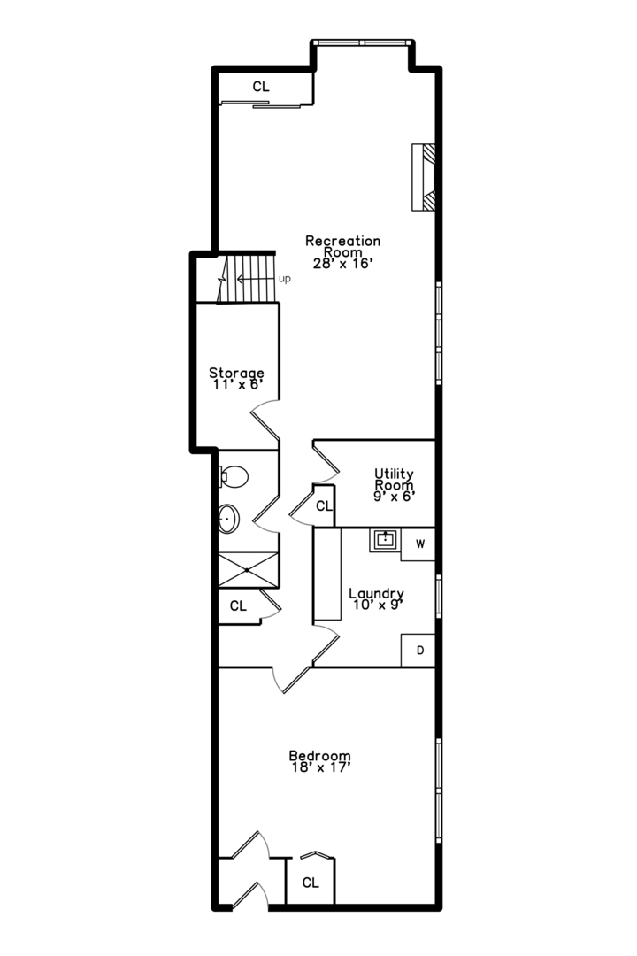1701 West Byron Street Chicago, IL 60613 - Photo 57 of 57 a picture of a bench in front of a door