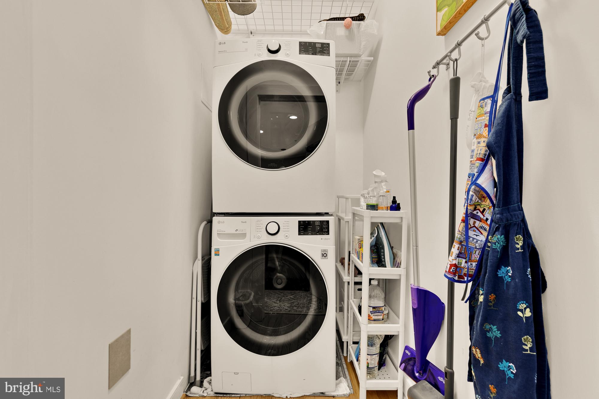 2363 Champlain Street Northwest, Unit 26 Washington, DC 20009 - Photo 32 of 35 a utility room with dryer and washer