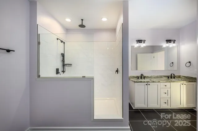 a view of cabinets and wooden floor