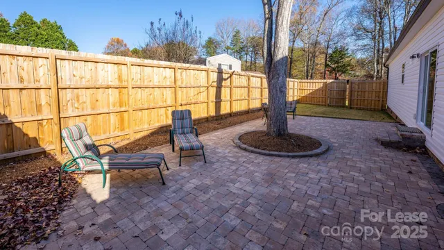 a view of outdoor space with seating